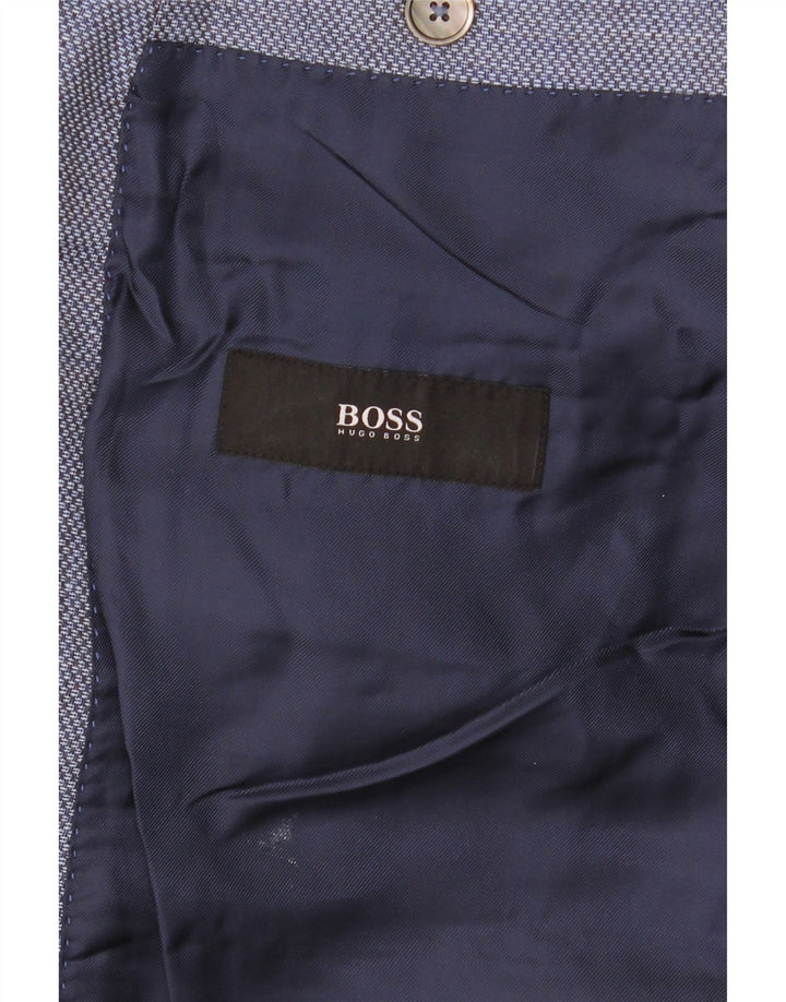 Hugo Boss Herre 2-knaps blazerjakke UK 38 Medium Blue