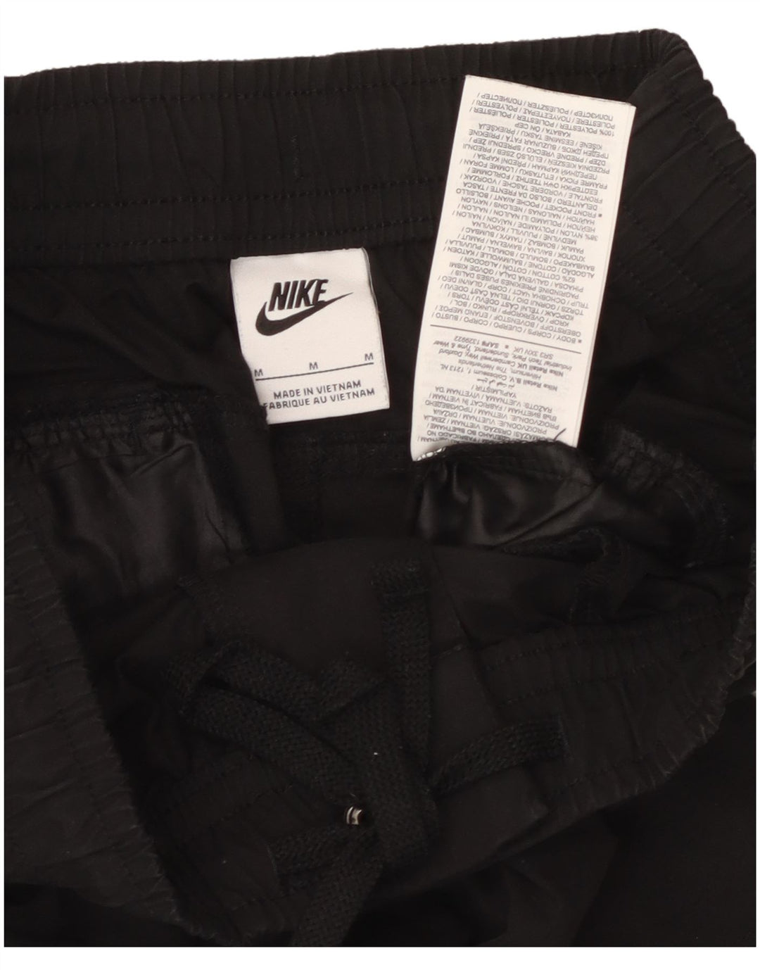 Nike Herre tilspidsede Cargo-bukser Medium Sort Bomuld