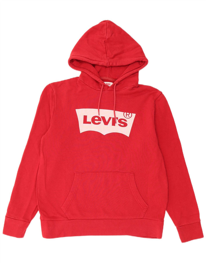Levi's Grafisk hættetrøje til mænd Medium rød bomuld