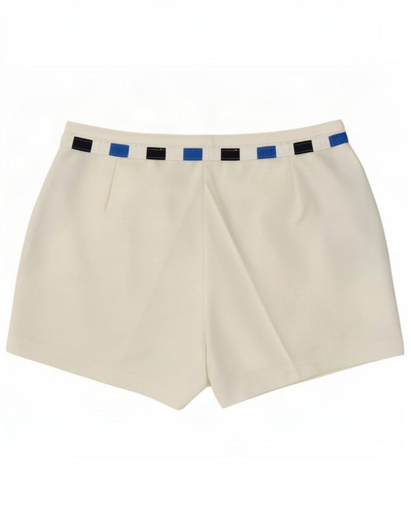 Sergio Tacchini Chino Shorts til kvinder IT 52 2XL W36 Hvid Colourblock