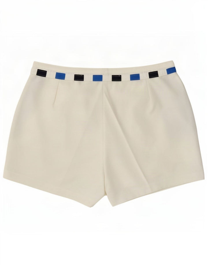 Sergio Tacchini Chino Shorts til kvinder IT 52 2XL W36 Hvid Colourblock