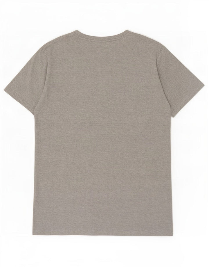 Tommy Hilfiger Herre grafisk T-shirt Top Medium Grey Flecked Bomuld