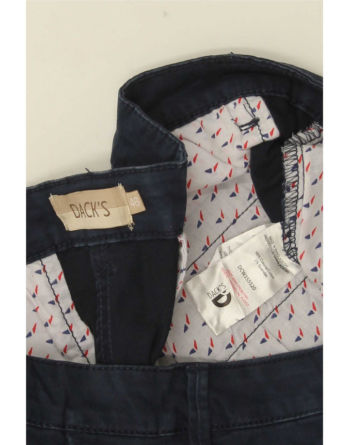 Dacks Regular Fit Chino-shorts IT 46 Large W34 Marineblå Bomuld