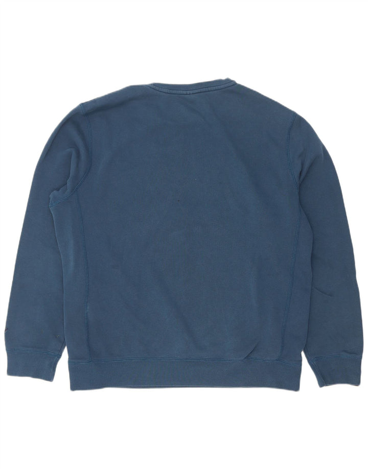 Puma Herre Grafisk Sweatshirt Jumper Stor Blå Bomuld