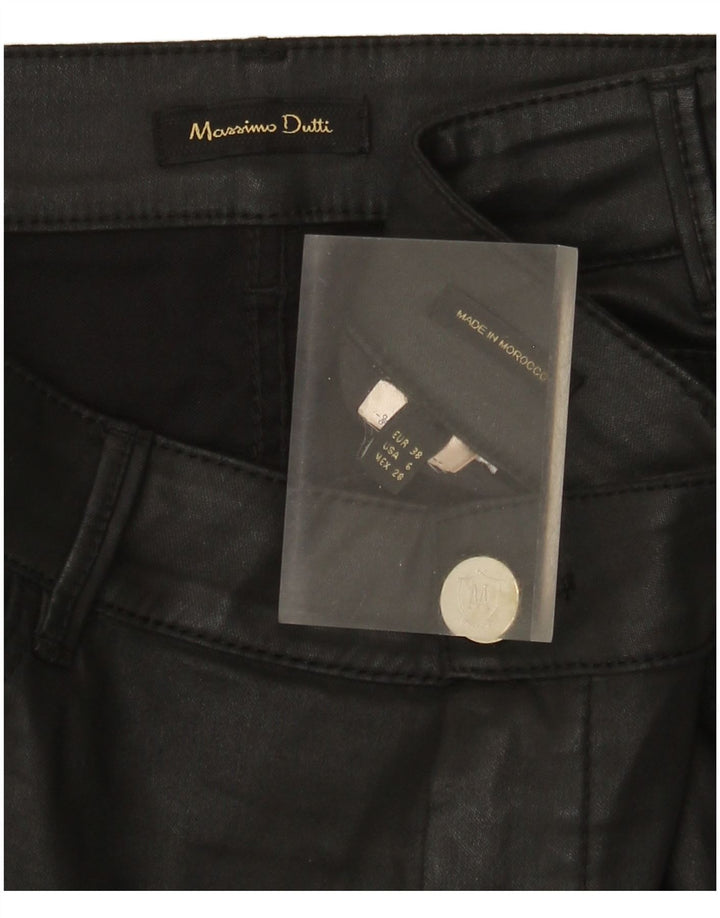 Massimo Dutti Dame Pencil Skirt EU 38 Small W28 Black