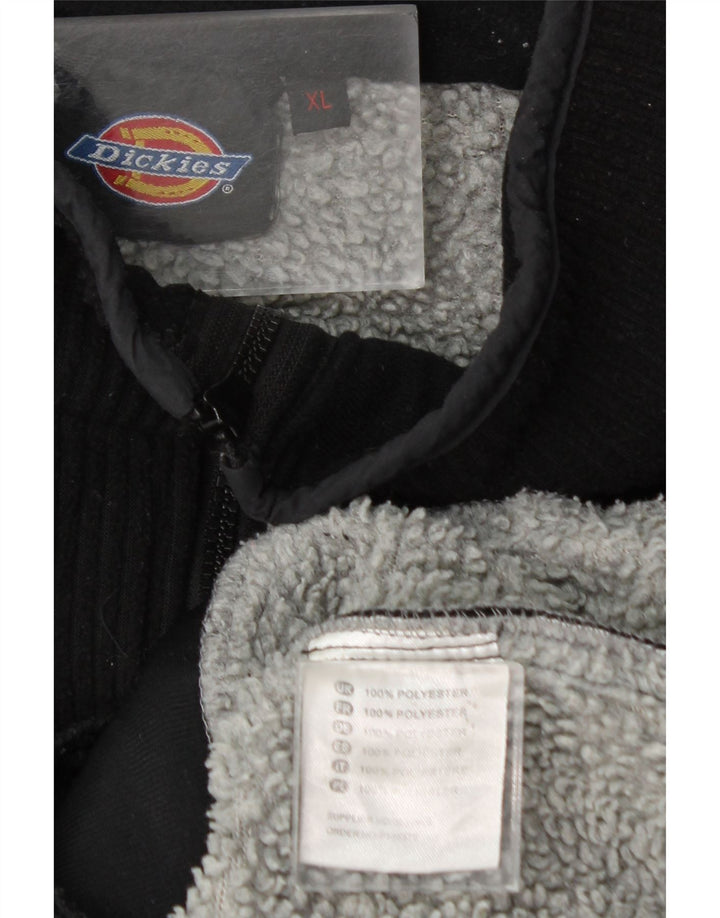 Dickies Fleece Jumper med lynlås til mænd XL Sort Polyester