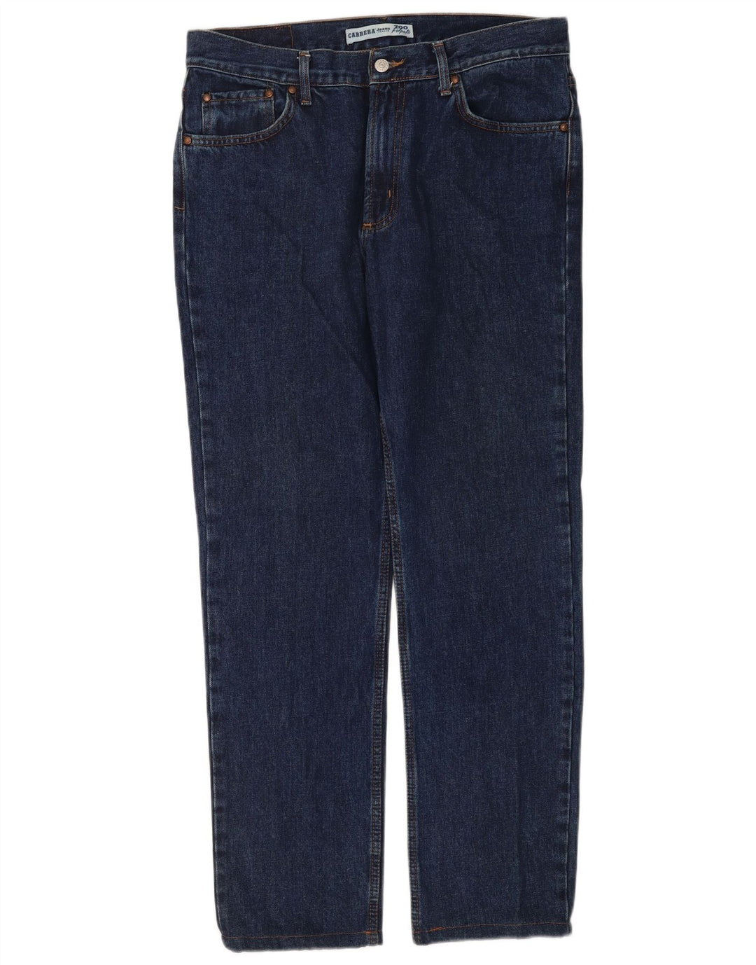 Carrera Herre 700 Straight Jeans W36 L32 Marineblå Bomuld