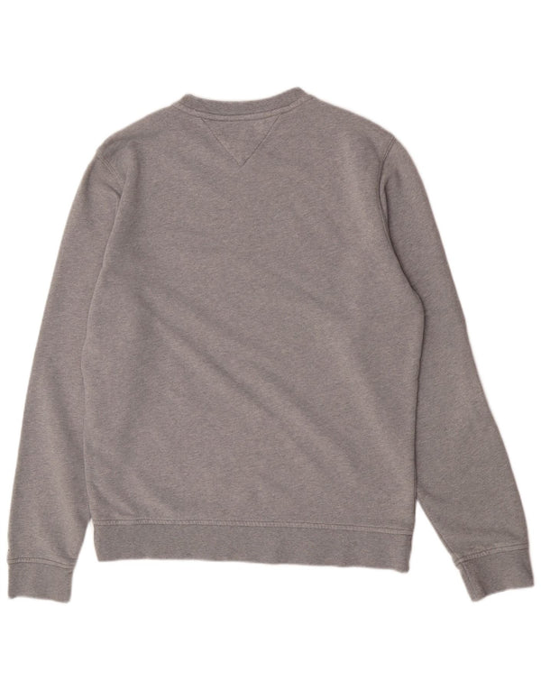 Tommy Hilfiger Herre Grafisk Sweatshirt Jumper XL Grå Bomuld