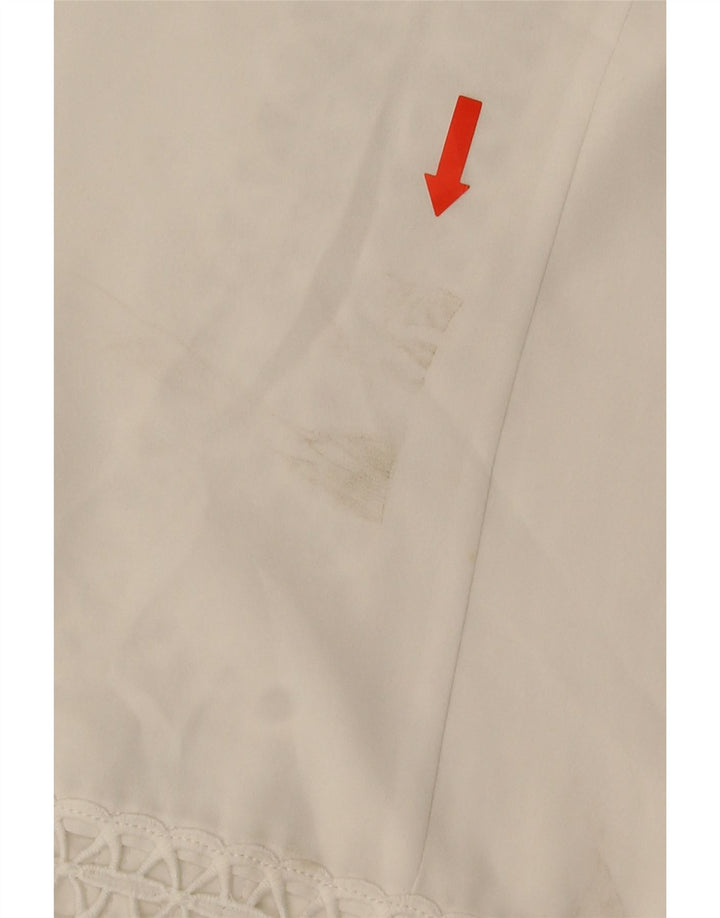 Lipsy Damebluse Top UK 6 XS Hvid blomstret polyester