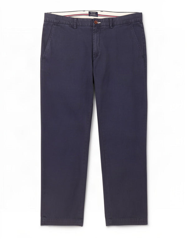 Gant Herre New Haven Regular Fit Chinobukser W38 L32 Marineblå Bomuld