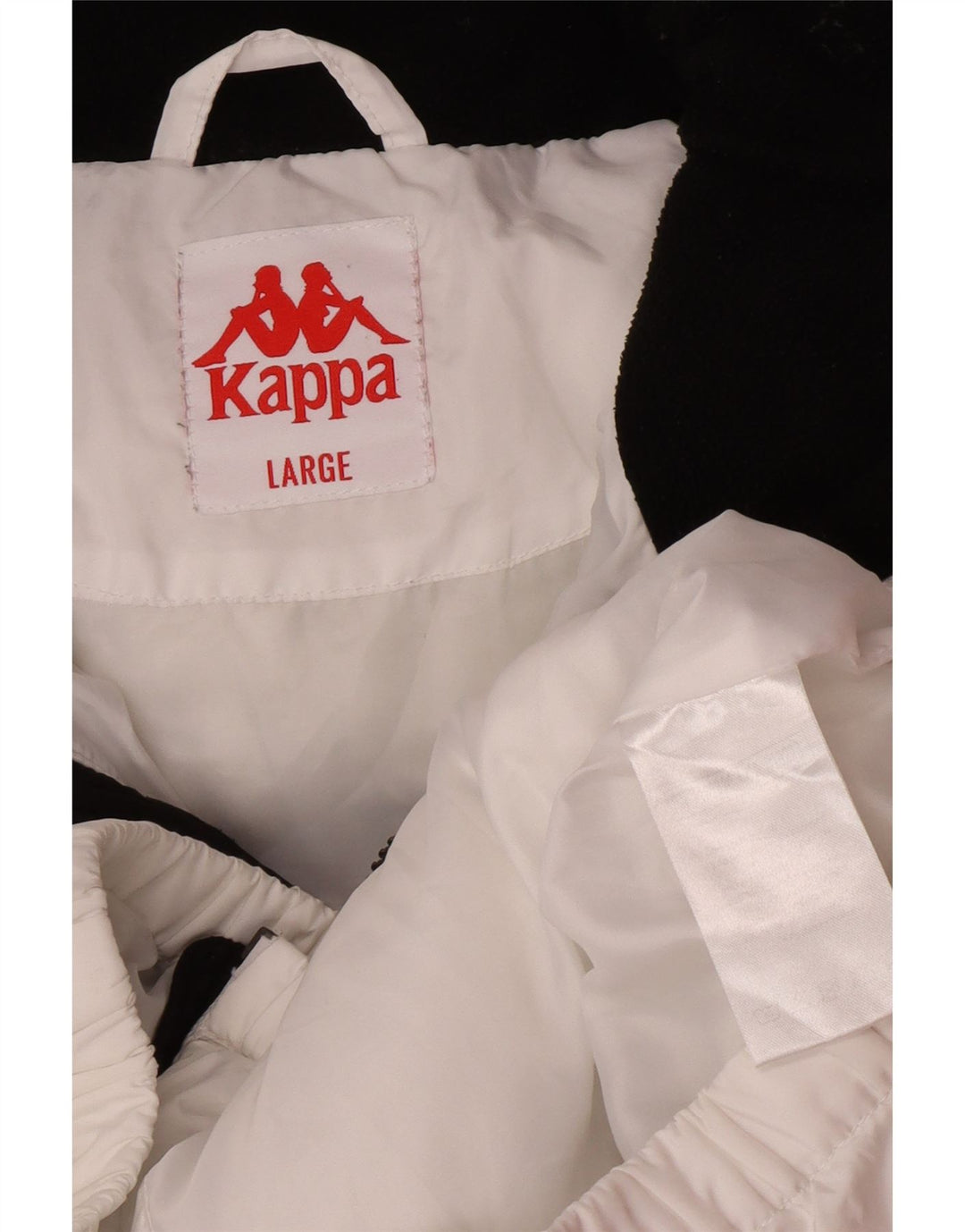 Kappa herre polstret jakke UK 40 Large White Colourblock Polyester