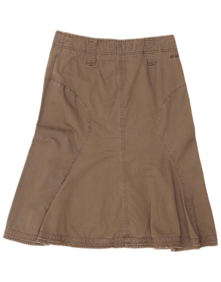 FAT FACE Dame A-Line Nederdel UK 8 Small W30 Khaki