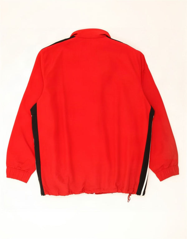 Adidas Herre Climalite træningsdragt Topjakke 3XL Rød Colourblock Polyester