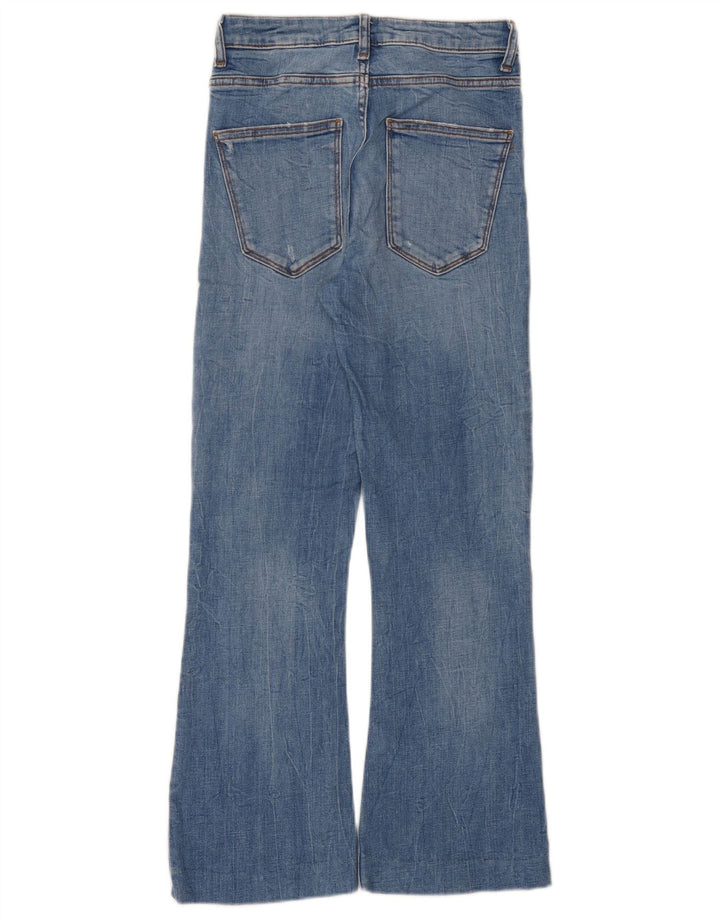 Zara Dame Bootcut Jeans EU 36 XS W26 L26 Blå