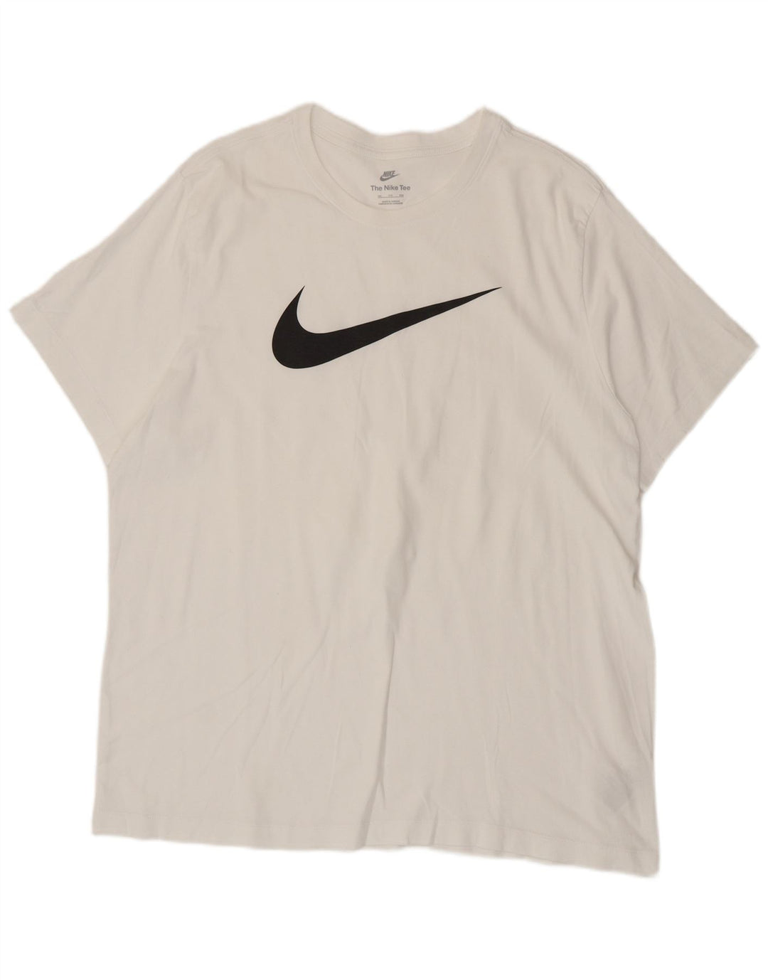 Nike grafisk T-shirt top til mænd 2XL hvid bomuld