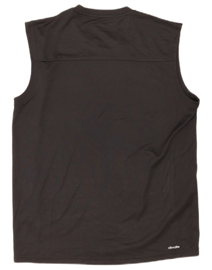 Adidas Herre Climalite Vest Top Stor Sort Polyester