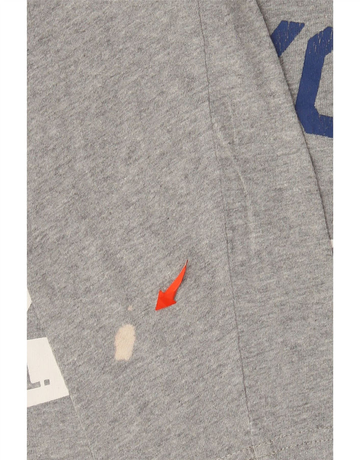 Champion Herre Grafisk Top Langærmet Mellemgrå Flecked Bomuld