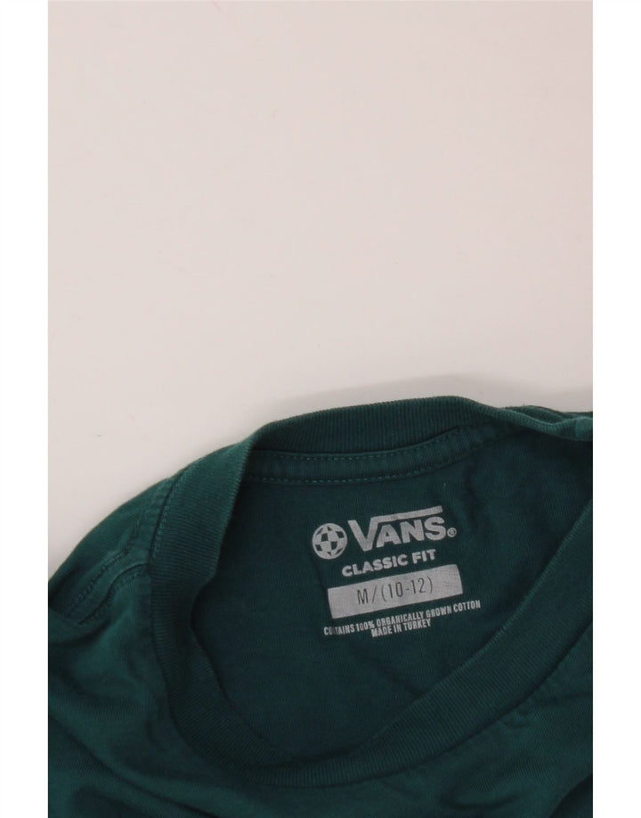 VANS Boys Classic Fit Grafisk T-Shirt Top 10-11 år Medium Blue