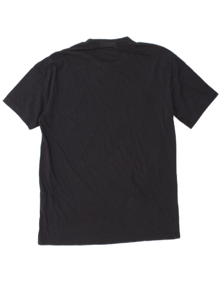 Champion Herre grafisk T-shirt top lille sort bomuld