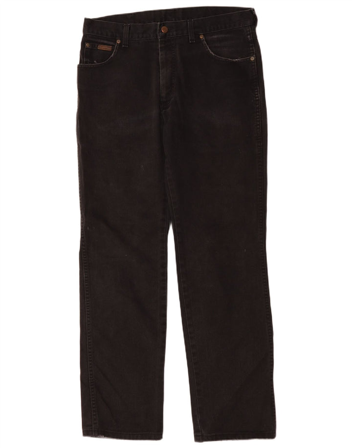 Wrangler Straight Jeans til mænd W34 L31 Sort