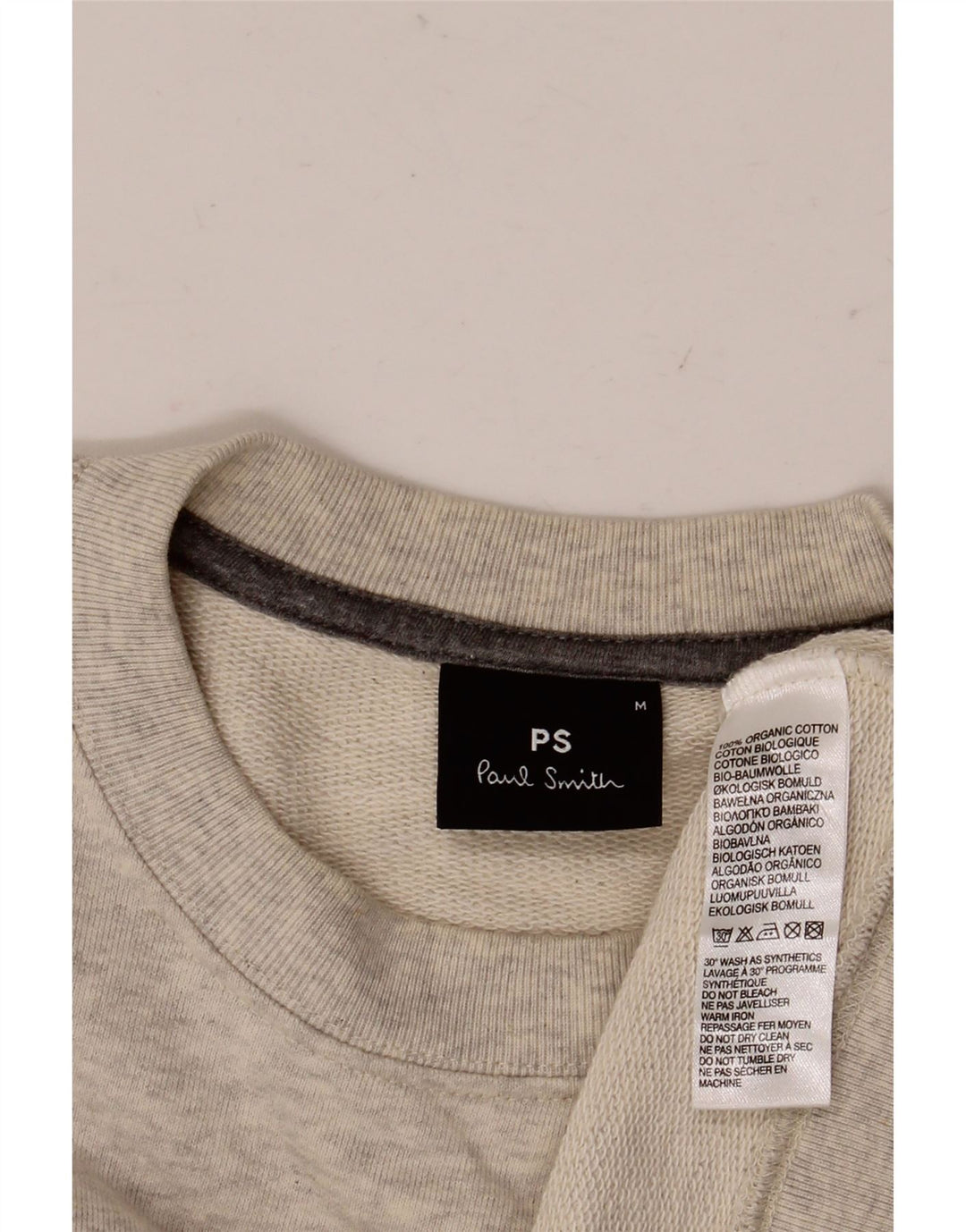 Paul Smith Sweatshirt-trøje til mænd Medium Grey Flecked Bomuld