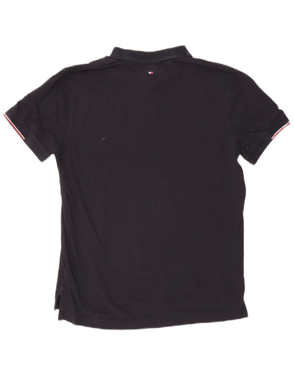 Tommy Hilfiger Herre Regular Fit Polo Shirt Medium Navy Blue Bomuld