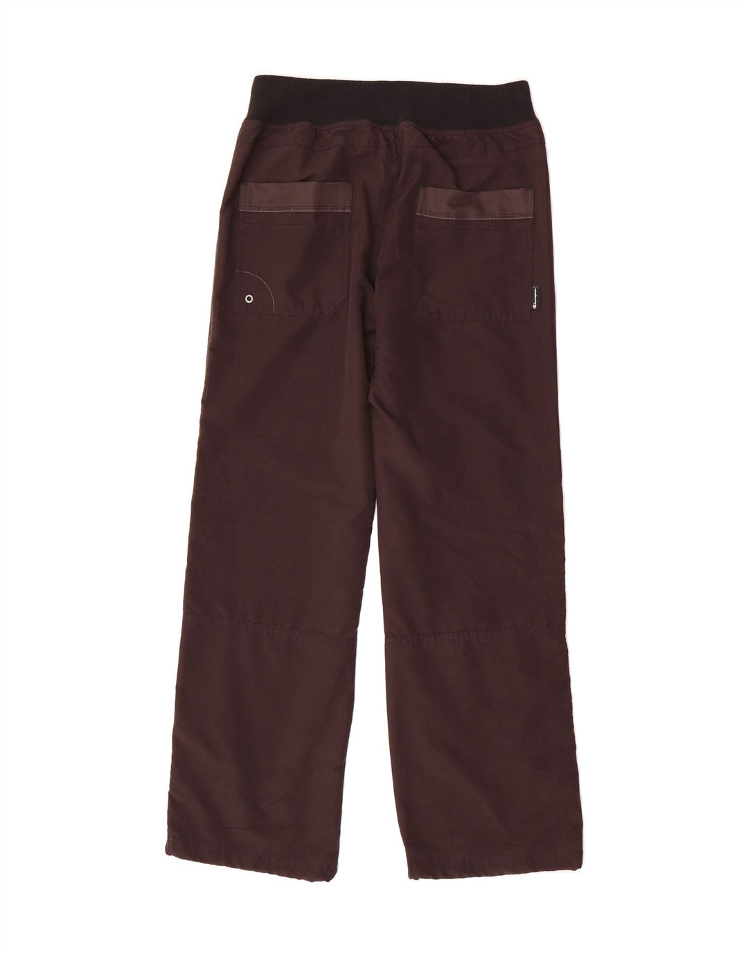 CHAMPION Womens Tracksuit Trousers UK 16 Large Brown Colourblock Polyester Vintage Champion and Second-Hand Champion from Messina Hembry 