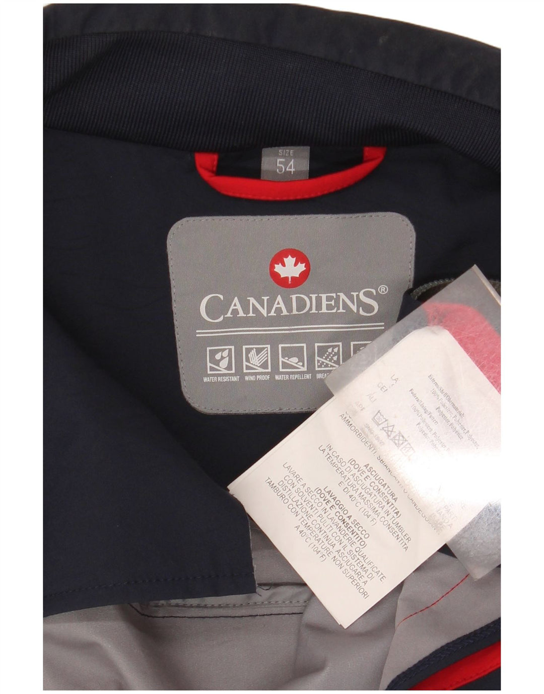 CANADIENS Bomberjakke til mænd IT 54 2XL Marineblå Polyester