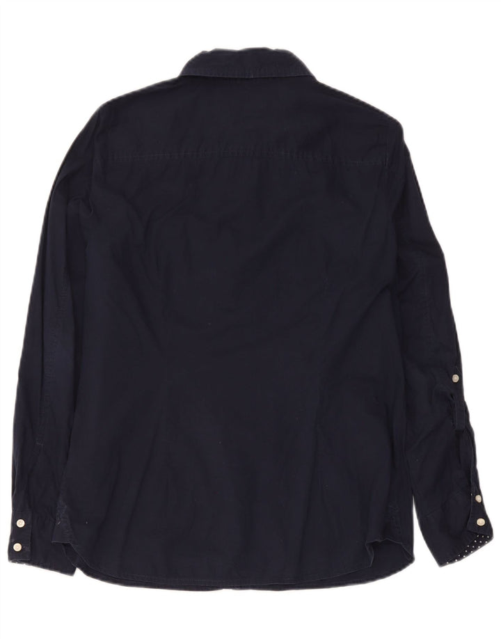 Tommy Hilfiger Dameskjorte UK 14 Medium Navy Blue