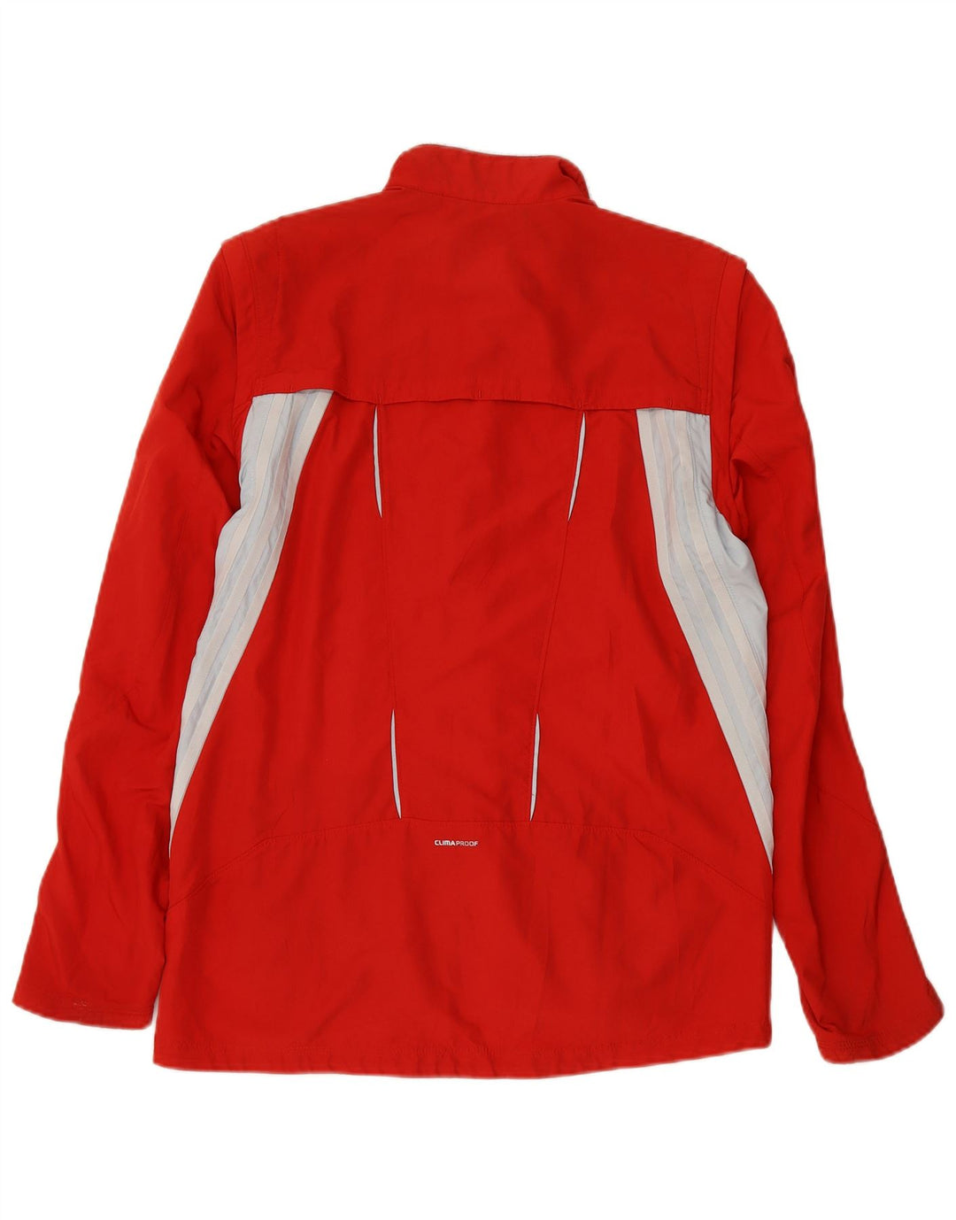 ADIDAS Mens Clima Proof Tracksuit Top Jacket Medium Red Colourblock