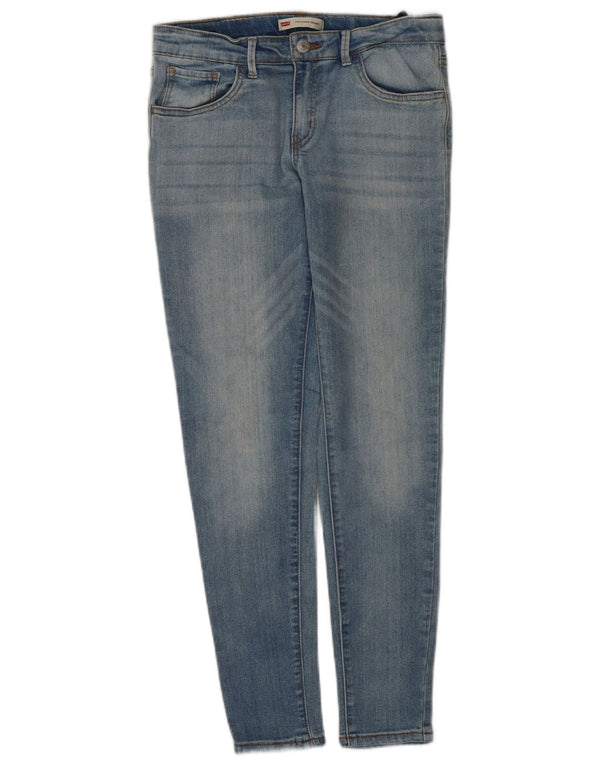 Levi's Girls 710 Super Skinny Jeans 15-16 år W28 L28 Blue Cotton