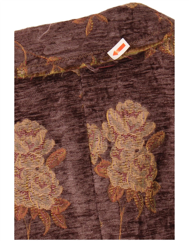 PHILOSOPHY DI ALBERTA FERRETTI Womens Blazer Jacket UK 16 Large Brown