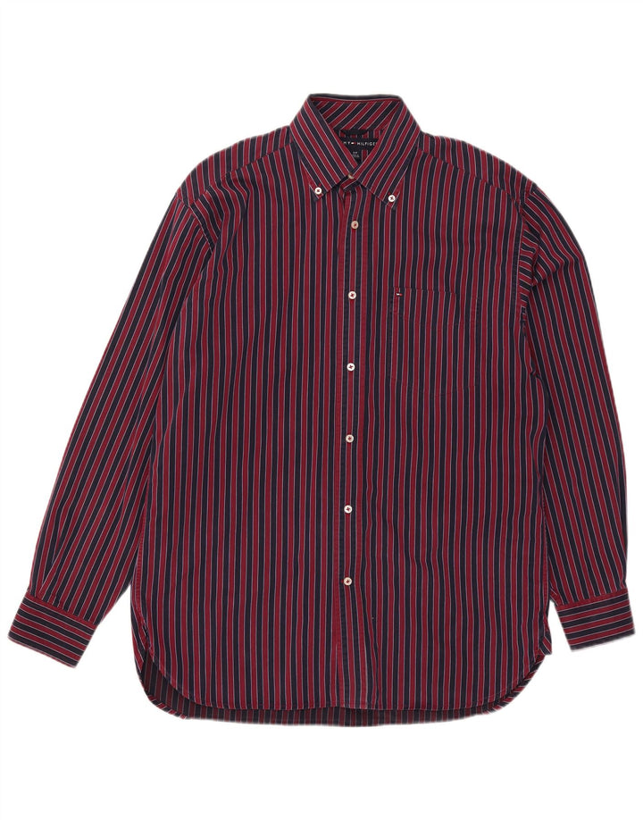 Tommy Hilfiger Herreskjorte Lille rødstribet bomuld