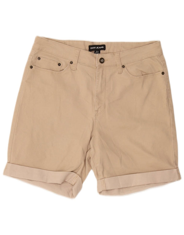 Dkny Dame Casual Shorts US 10 Large W32 Beige Bomuld