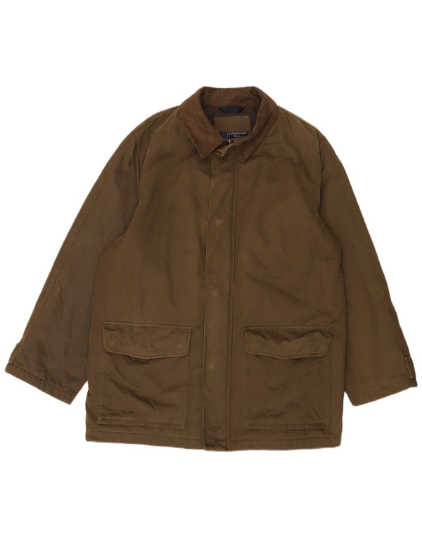 Corneliani Herre Utility Jacket IT 58 4XL Khaki
