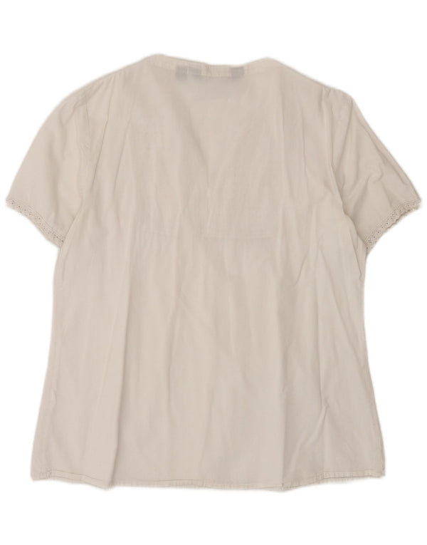 Mountain Warehouse Damebluse Top UK 12 Medium White