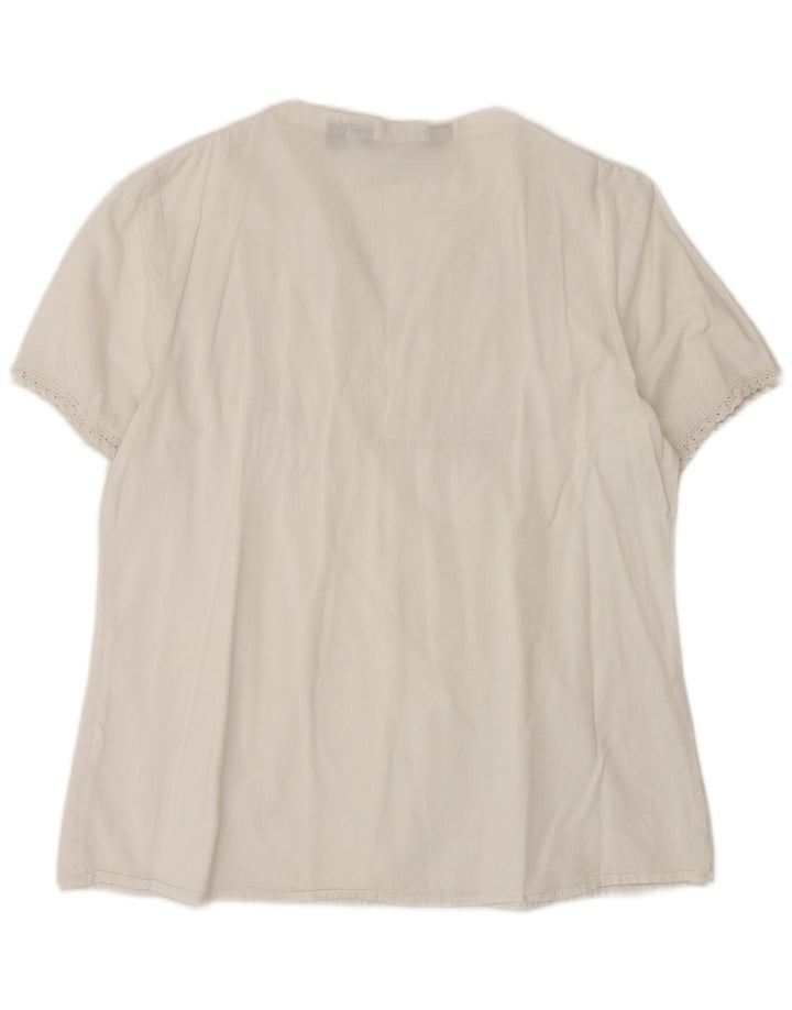 Mountain Warehouse Damebluse Top UK 12 Medium White