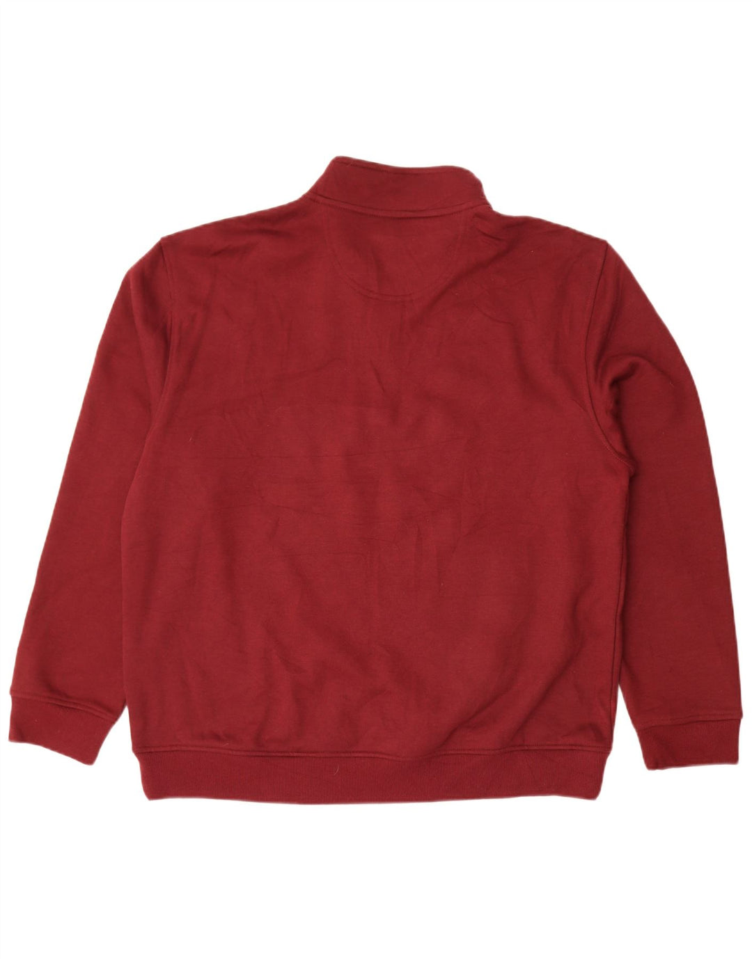 Izod Sweatshirt med lynlås til mænd XL rødbrun polyester