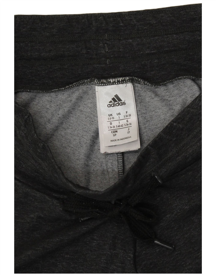 ADIDAS Womens Climalite træningsdragt Bukser Joggers UK 8/10 Small Grey