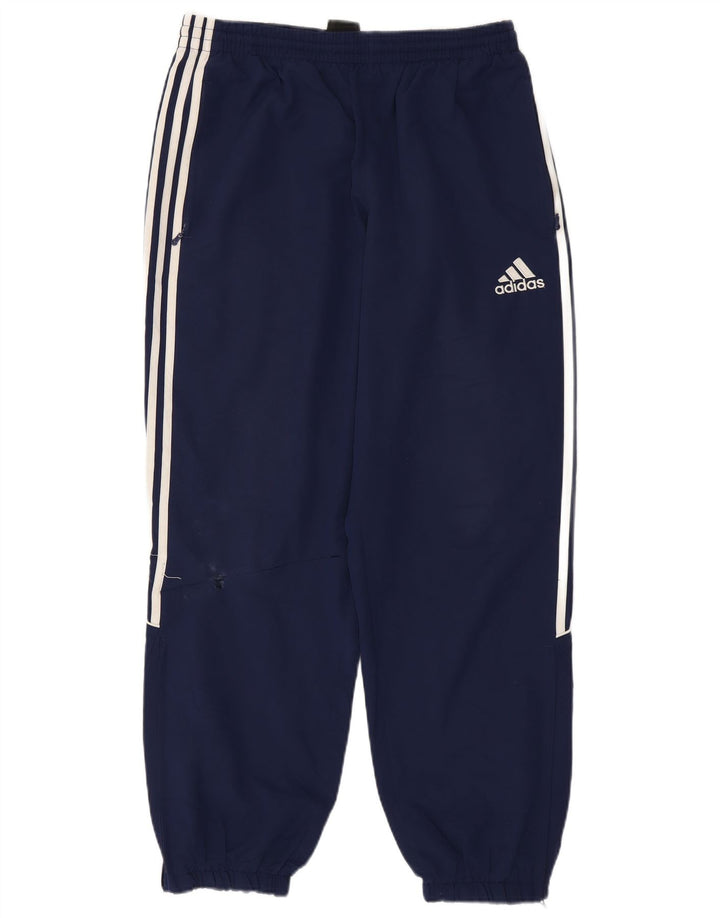 Adidas Træningsdragt til mænd Joggers UK 40/42 Medium Navy Blue Polyester