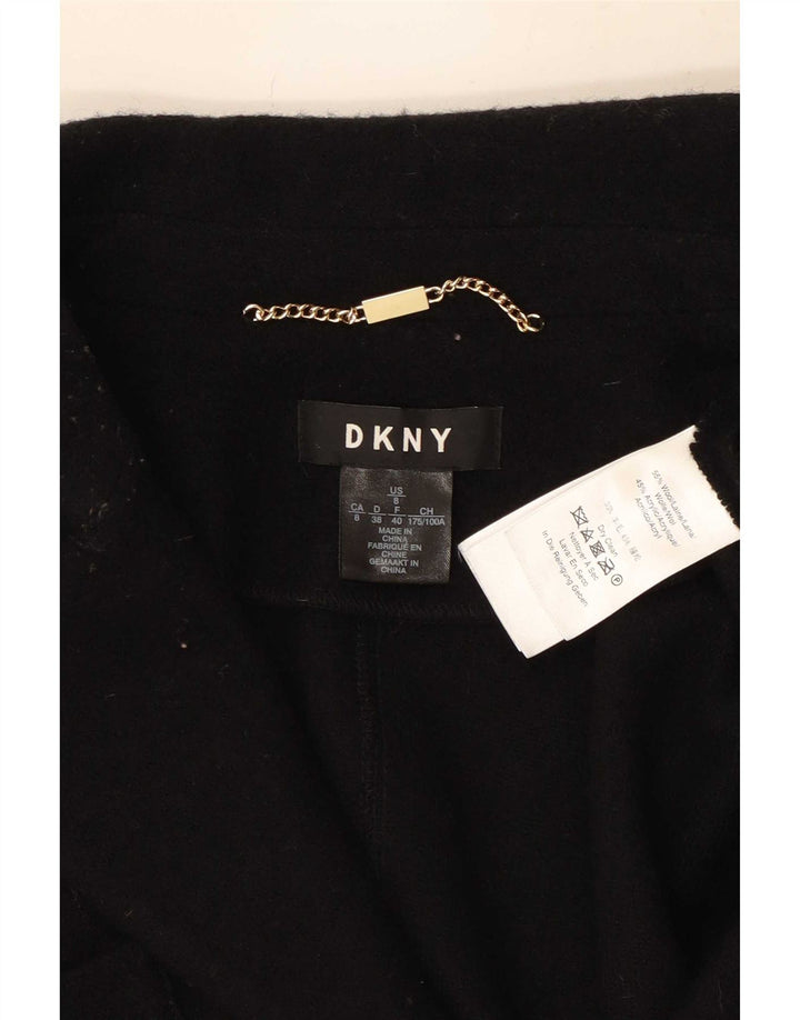 Dkny Dame Overfrakke US 8 Medium Sort Uld