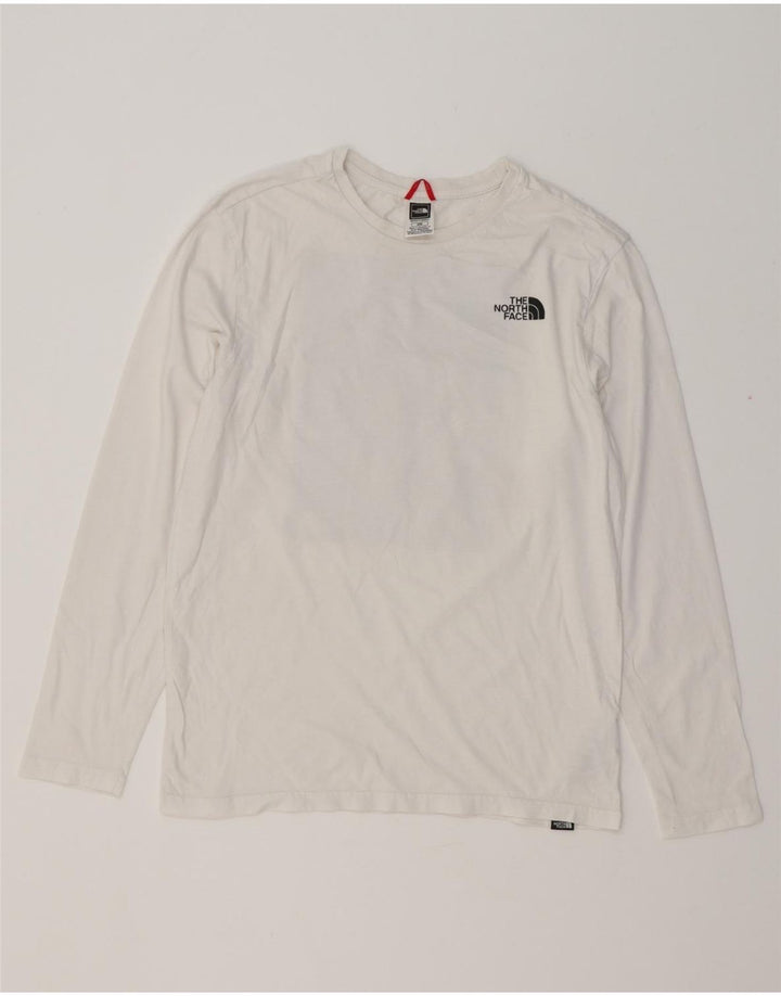 THE NORTH FACE Herre grafisk top Langærmet medium hvid bomuld