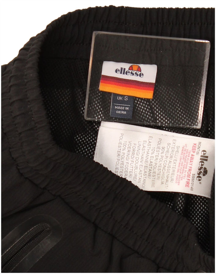 Ellesse Herre grafisk træningsdragt Bukser Joggers Small Black Polyester