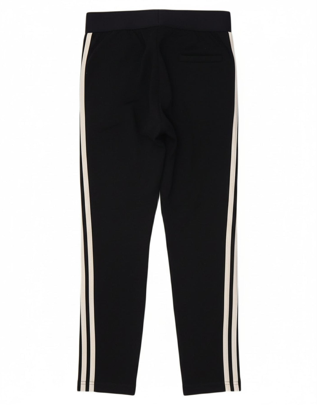 ADIDAS Womens Leggings UK 8/10 Small  Navy Blue Cotton