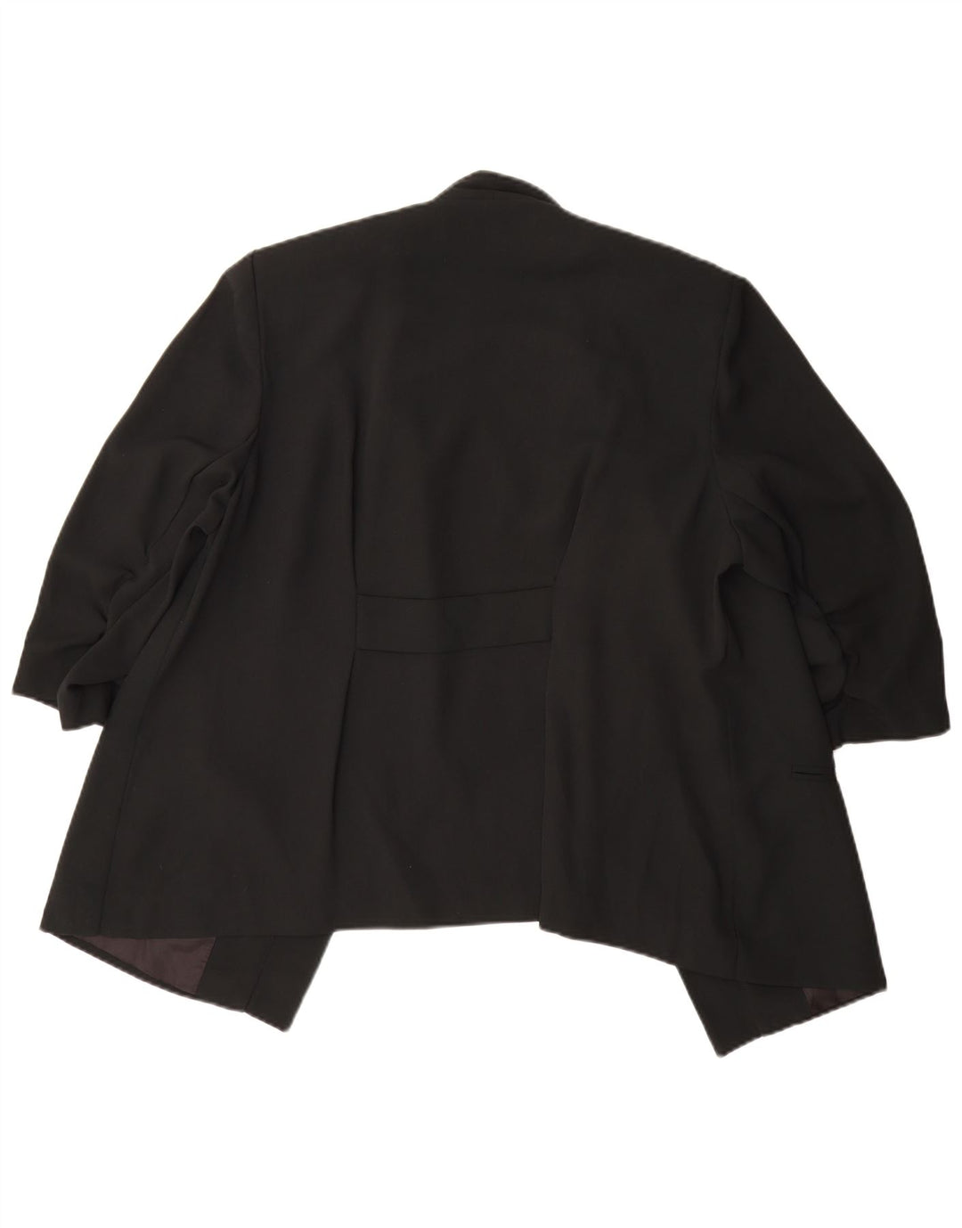 Marks & Spencer Dame 3/4 ærmet åben blazerjakke UK 20 2XL Sort