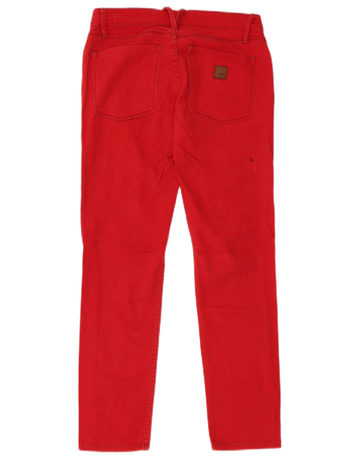 Roxy Dame Skinny Jeans US 8 Medium W28 L27 Rød Bomuld