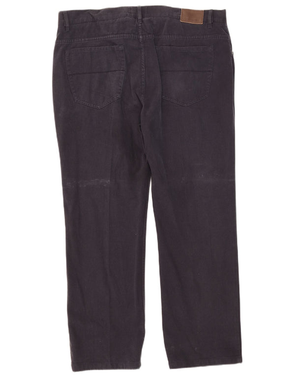 Marks & Spencer Straight Casual Bukser til mænd W40 L29 Marineblå Bomuld