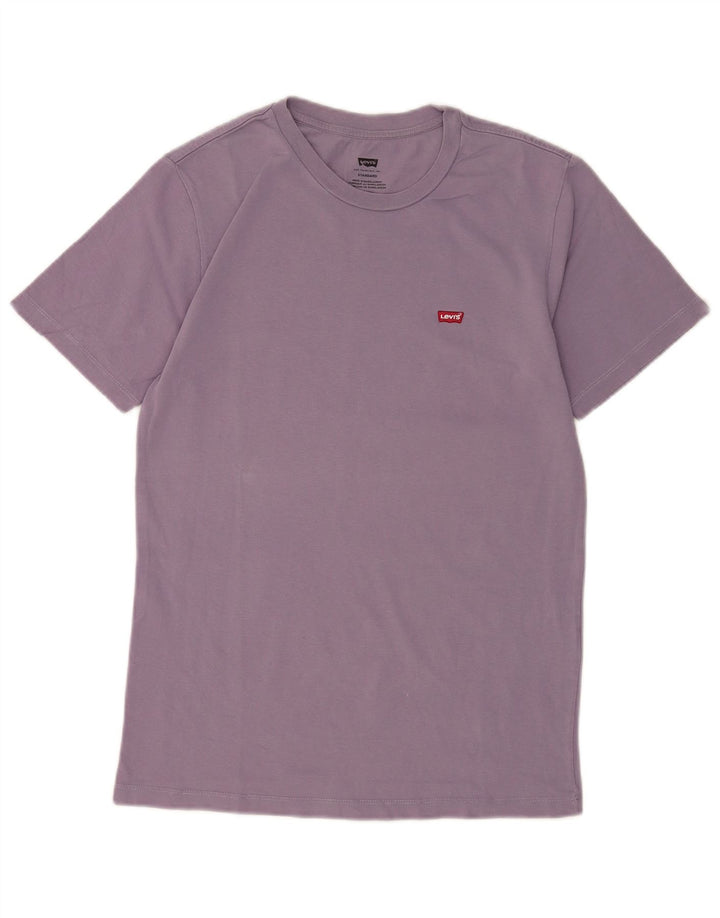 Levi's Herre Standard T-Shirt Top Lille Lilla Bomuld