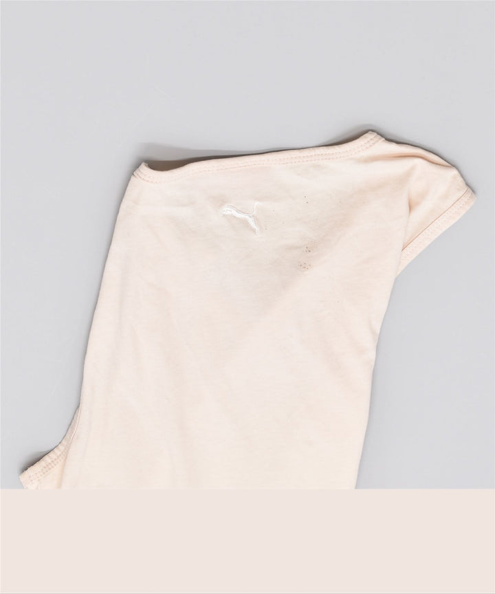 PUMA grafisk vest top til kvinder 10 Small off white bomuld