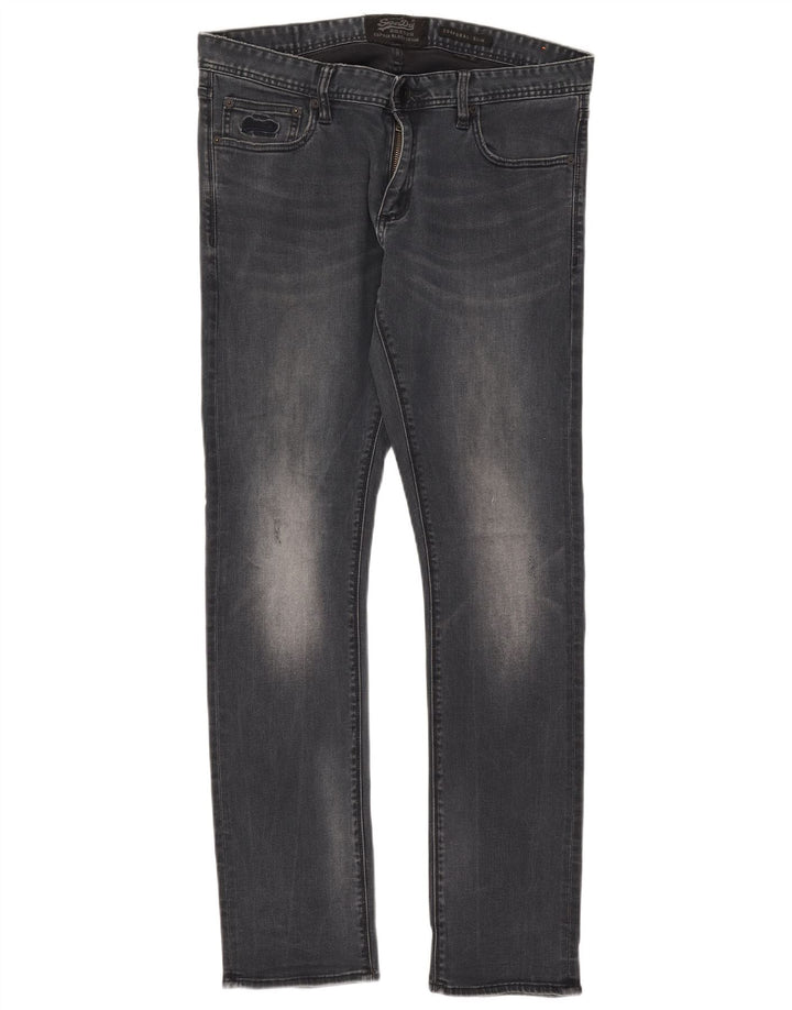 Superdry Herre Corporal Slim Jeans W34 L32 Marineblå Bomuld